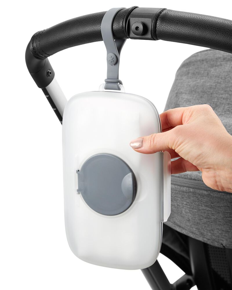 Grab & Go Snug Seal Wipes Case - Grey, image 5 of 6 slides