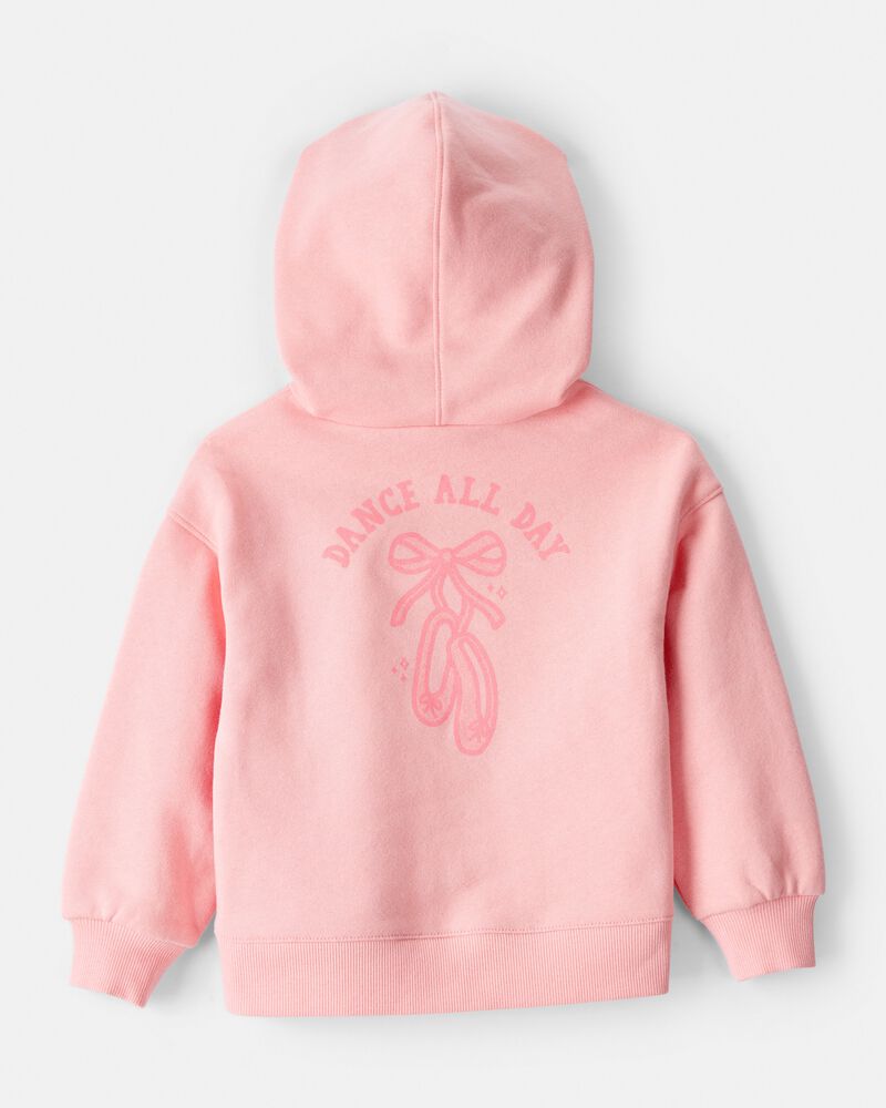 Toddler Girl 2-Piece Ballet Long-Sleeve Hoodie & Pant Set - Pink, image 7 of 8 slides