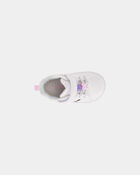 Baby Girl Every Step&reg; First Walker Leopard Charm Sneakers - White, image 4 of 6 slides