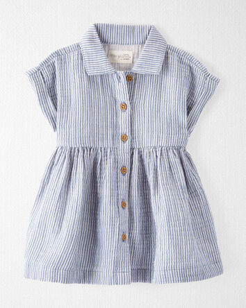 Baby Organic Cotton Gauze Dress, 