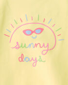 Toddler Girl Girl Sunny day 1-Piece Swimsuit- Yellow, image 3 of 4 slides