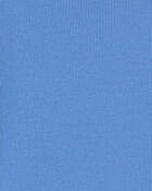 Girls Long-Sleeve Ribbed Top - Blue, image 2 of 3 slides
