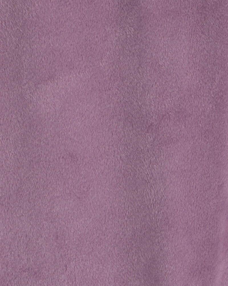 Baby Girl 3-Piece Floral Velvety Layering Set - Purple, image 4 of 5 slides