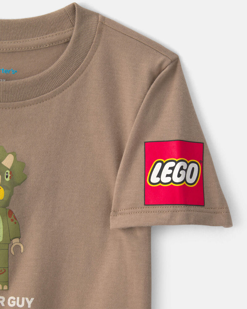 Tout-petit gar&ccedil;on - T-shirt imprim&eacute; Lego - Brun, image 2 sur 3 diapositives