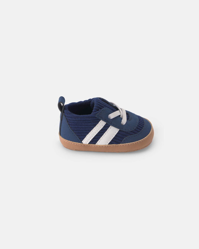 B&eacute;b&eacute; gar&ccedil;on - Espadrilles &agrave; rayures - Bleu marine, image 3 sur 7 diapositives