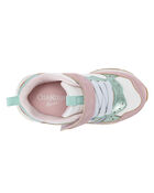 Toddler Girl Colour Block Athletic Shoes- Pink/White, image 4 of 12 slides