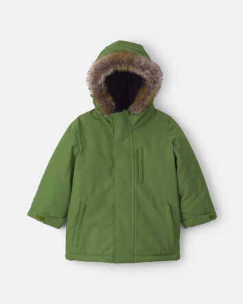 Tout-petit gar&ccedil;on - Manteau d&rsquo;hiver - Vert, 