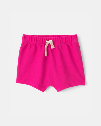 B&eacute;b&eacute; fille - Short &agrave; cordon de serrage - Rose, 
