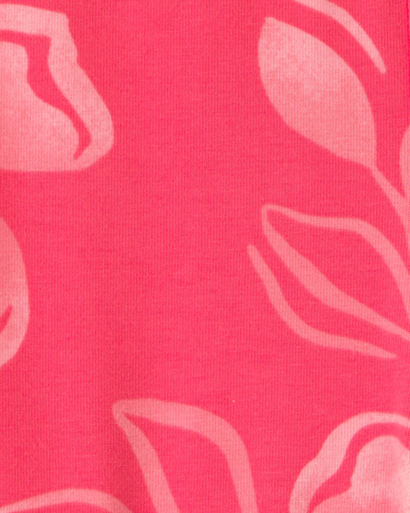 B&eacute;b&eacute; fille - Short de cycliste &agrave; motif floral - Corail, image 3 sur 3 diapositives