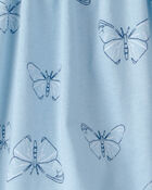 Filles - Jupe-short papillon - Bleu, image 3 sur 3 diapositives