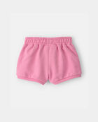 Baby Girl French Terry Shorts - Pink, image 2 of 4 slides