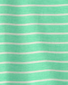 Toddler Striped Tee - Green, image 2 of 3 slides