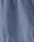 Baby Girl Organic Cotton Denim Dress, image 5 of 6 slides