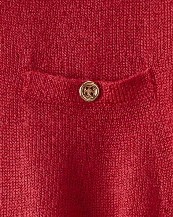 Filles - Jupe en tricot - Rouge, 