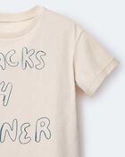 Toddler Snacks 4 Dinner Short-Sleeve Graphic Tee - Khaki, image 7 of 7 slides