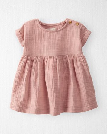 Organic Cotton Gauze Dress, 