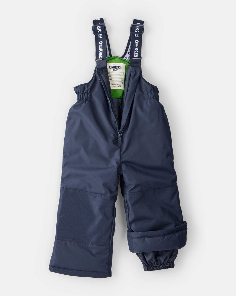 Toddler Boy 2-Piece Taslan Colorblock Snowsuit Set - Green, image 5 of 13 slides
