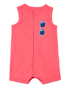 Baby Sunglasses Snap-Up Romper, image 1 of 3 slides