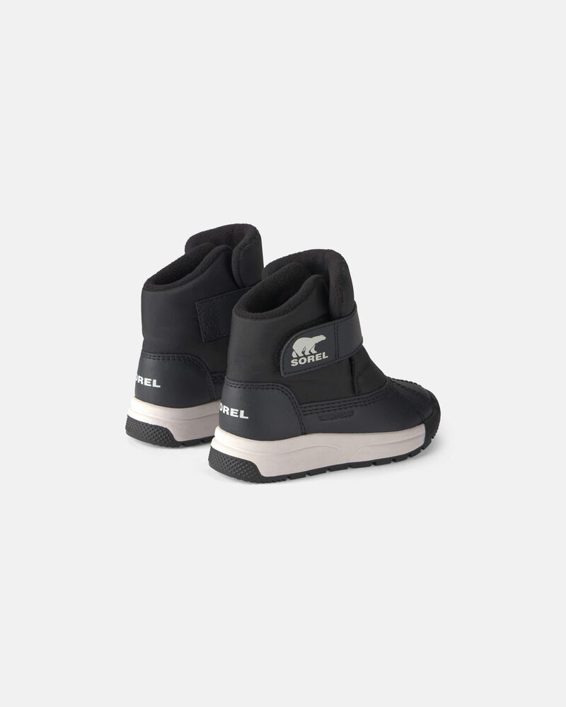 Boys SOREL Whitney&trade; III Strap Mid WP Boot - Black 

, image 2 of 3 slides