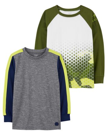 Kid 2-Pack Active Jersey Tees, 