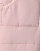 Baby Girl Solid Quilted Pramsuit- Pink
, image 3 of 3 slides