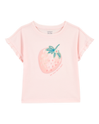 Toddler Strawberry-Print Short-Sleeve Tee , image 1 of 3 slides