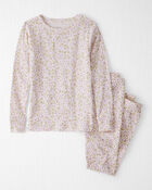 Kid Organic Cotton Pyjamas in Enchanted Floral Print, image 1 of 5 slides