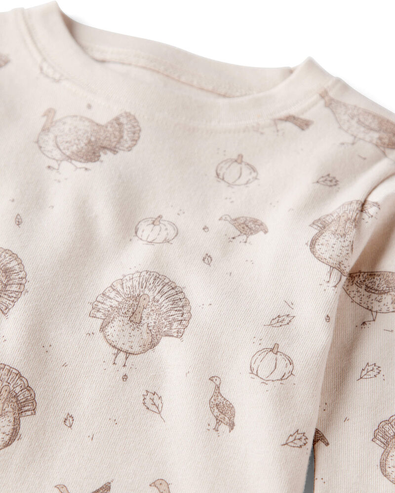 Kid Organic Cotton Pyjamas in Autumn Grove Print, image 2 of 5 slides