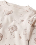 Kid Organic Cotton Pyjamas in Autumn Grove Print, image 2 of 5 slides