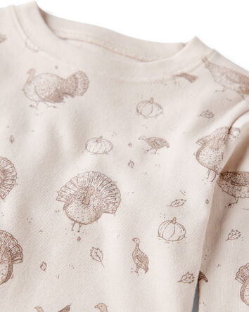Kid Organic Cotton Pyjamas in Autumn Grove Print, 