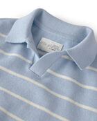 Baby Boy 2-Piece Organic Cotton Striped Shorts Set, image 3 of 5 slides