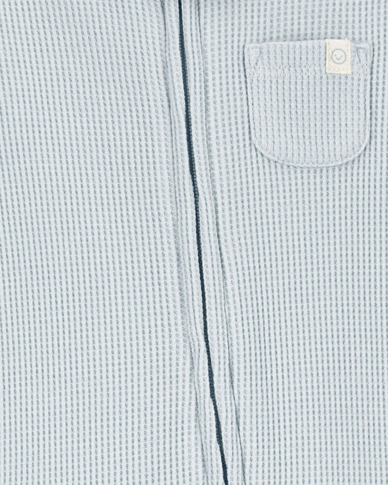 Baby 1-Piece Thermal Textured Footie Pyjamas, image 2 of 4 slides