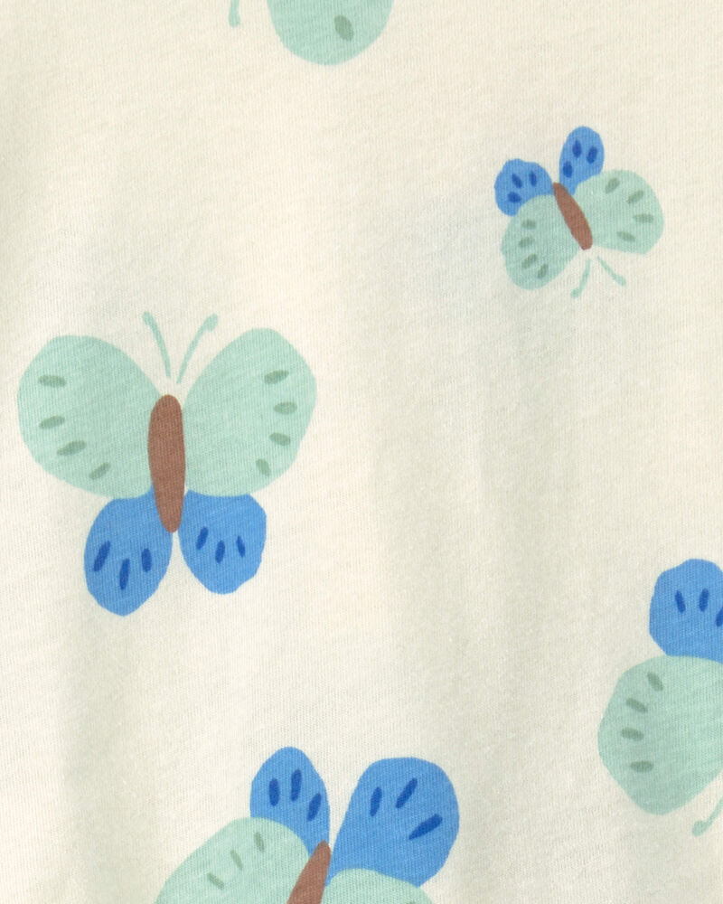 Tout-petit fille - Haut &agrave; manches longues &agrave; motif papillon, image 2 sur 2 diapositives