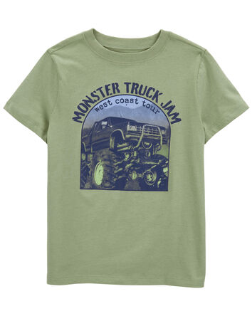 T-shirt à imprimé de camion monstre Monster truck jam, 