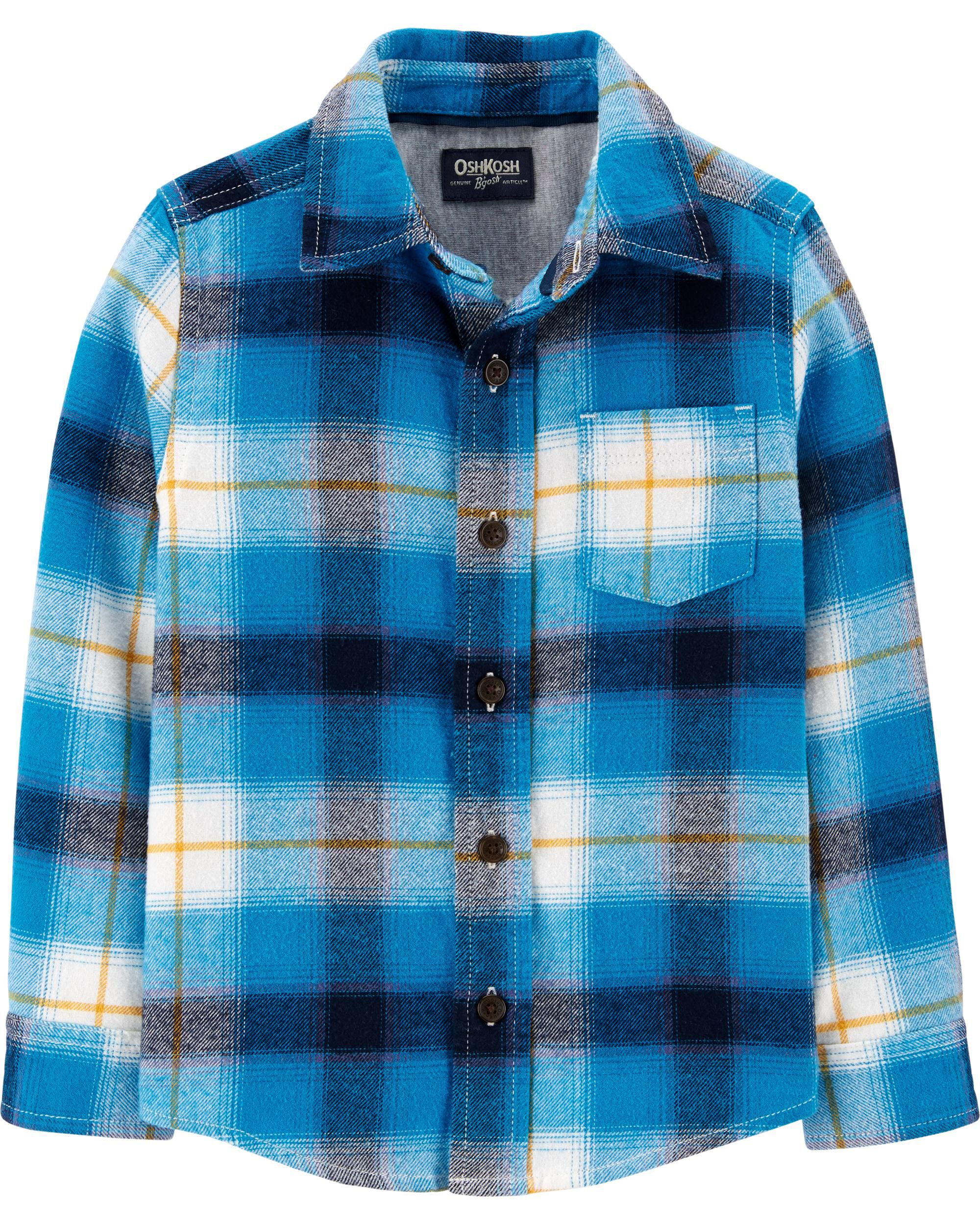 baby boy plaid flannel shirt