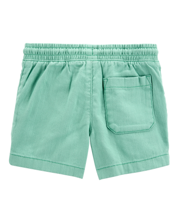 Toddler Cotton Shorts - Turquoise, 