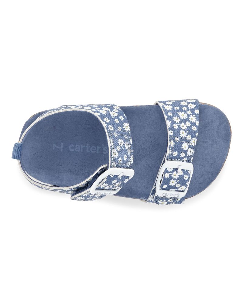 Toddler Daisy Buckle Footbed Sandals, image 4 of 7 slides