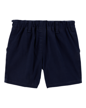 Enfant en bas âge Short d’uniforme chino extensible - Bleu marine, 