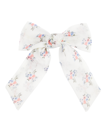 Toddler Floral Bow Clip, 