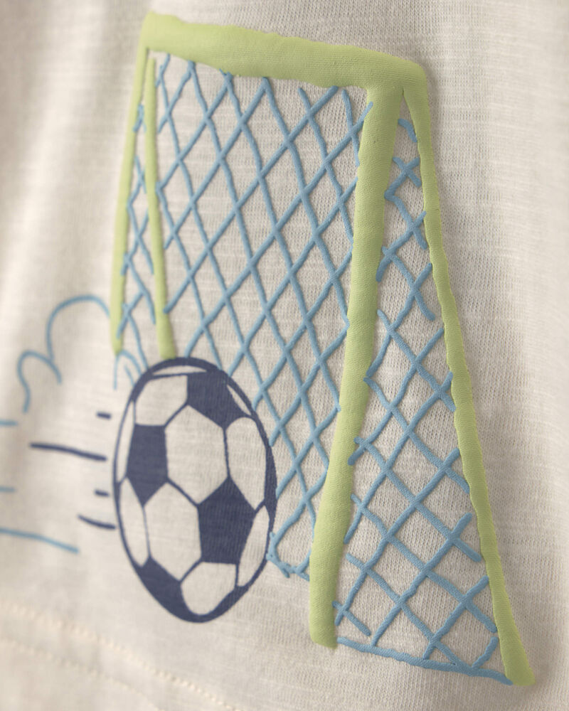 Baby Boy Dinosaur Graphic Tee - Cream, image 3 of 6 slides