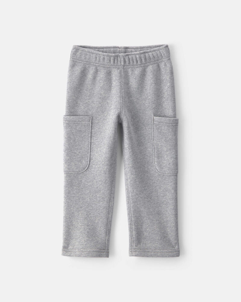 Toddler Boy 2-Piece 'Little Champ' Football Fleece Top & Pant Set - Navy Blue/Grey, image 2 of 6 slides