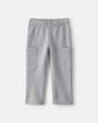 Toddler Boy 2-Piece 'Little Champ' Football Fleece Top & Pant Set - Navy Blue/Grey, image 2 of 6 slides