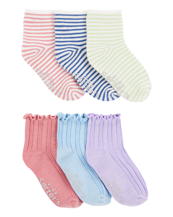 Toddler Girl 6-Pack Ankle Socks, 