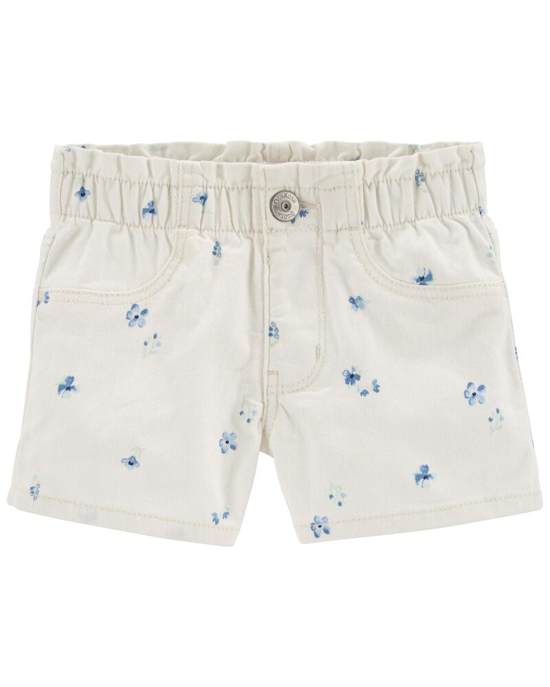 Paperbag Denim Shorts, image 1 of 2 slides