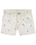Paperbag Denim Shorts, image 1 of 2 slides