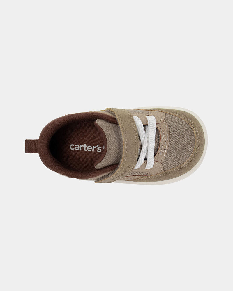 Baby Boy Every Step&reg; First Walker Casual Shoes - Khaki/White, image 4 of 6 slides