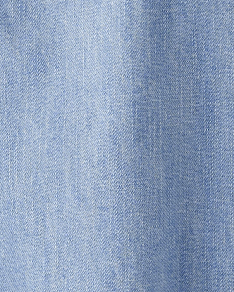 Bébé Combinaison en chambray de coton biologique, image 3 sur 4 diapositives