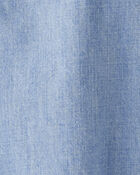 Bébé Combinaison en chambray de coton biologique, image 3 sur 4 diapositives