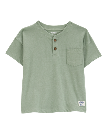 Toddler Pocket Henley Tee, 