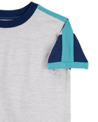 Enfant en bas âge T-shirt raglan de sport - Chiné, image 2 sur 4 diapositives
